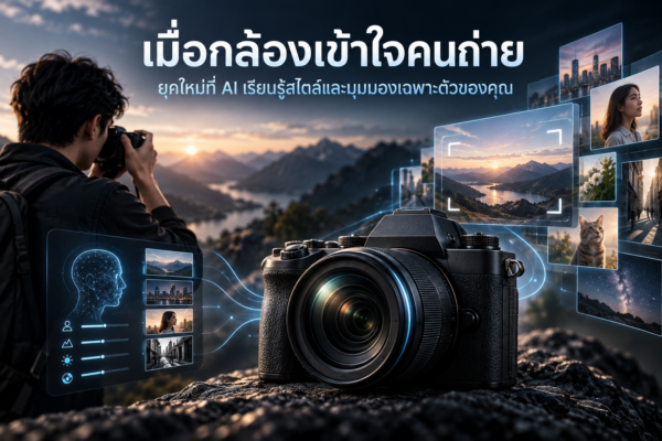เมื่อกล้องเข้าใจคนถ่ายยุคใหม่ที่ AI เรียนรู้สไตล์และมุมมองเฉพาะตัวของคุณ