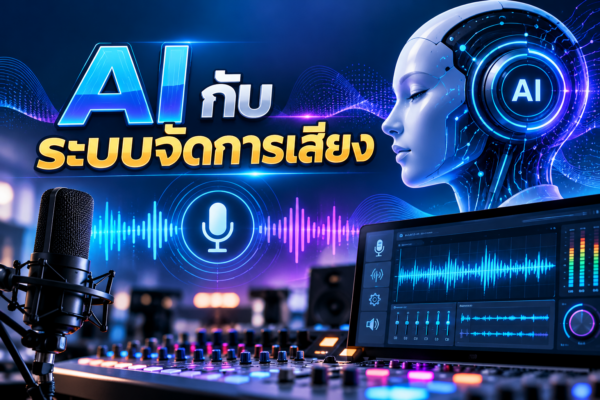 AI กับระบบจัดการเสียง: เมื่อเทคโนโลยีอัจฉริยะเข้ามาเปลี่ยนโลกแห่งเสียง