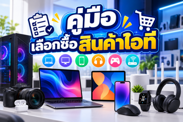 คู่มือเลือกซื้อสินค้าไอที ฉบับเข้าใจง่าย เลือกอย่างไรให้คุ้มค่า ตรงใจ และไม่เสียเงินฟรี!