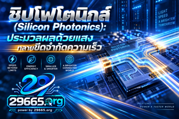 ชิปโฟโตนิกส์ (Silicon Photonics): ประมวลผลด้วยแสง ทลายขีดจำกัดความเร็ว