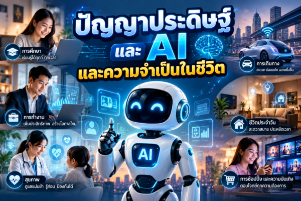 ปัญญาประดิษฐ์ (AI) เทคโนโลยีเปลี่ยนโลก กับความจำเป็นในชีวิตประจำวัน