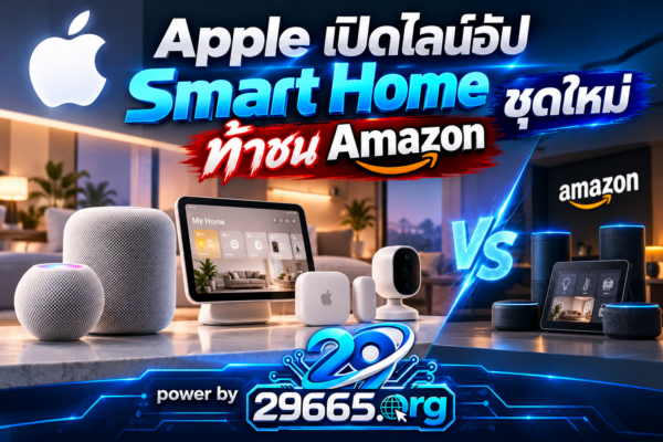 Apple เปิดศึก Smart Home! ส่งไลน์อัปใหม่ท้าชน Amazon หวังเปลี่ยนบ้านธรรมดาให้กลายเป็นบ้านอัจฉริยะด้วย AI